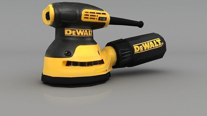 DEWALT Random Orbital Sander DWE6423K Low-poly 3D model