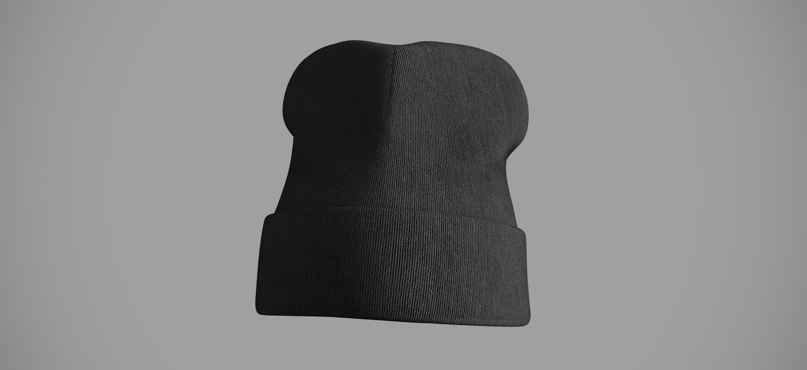 Winter hat Low-poly 3D model_12