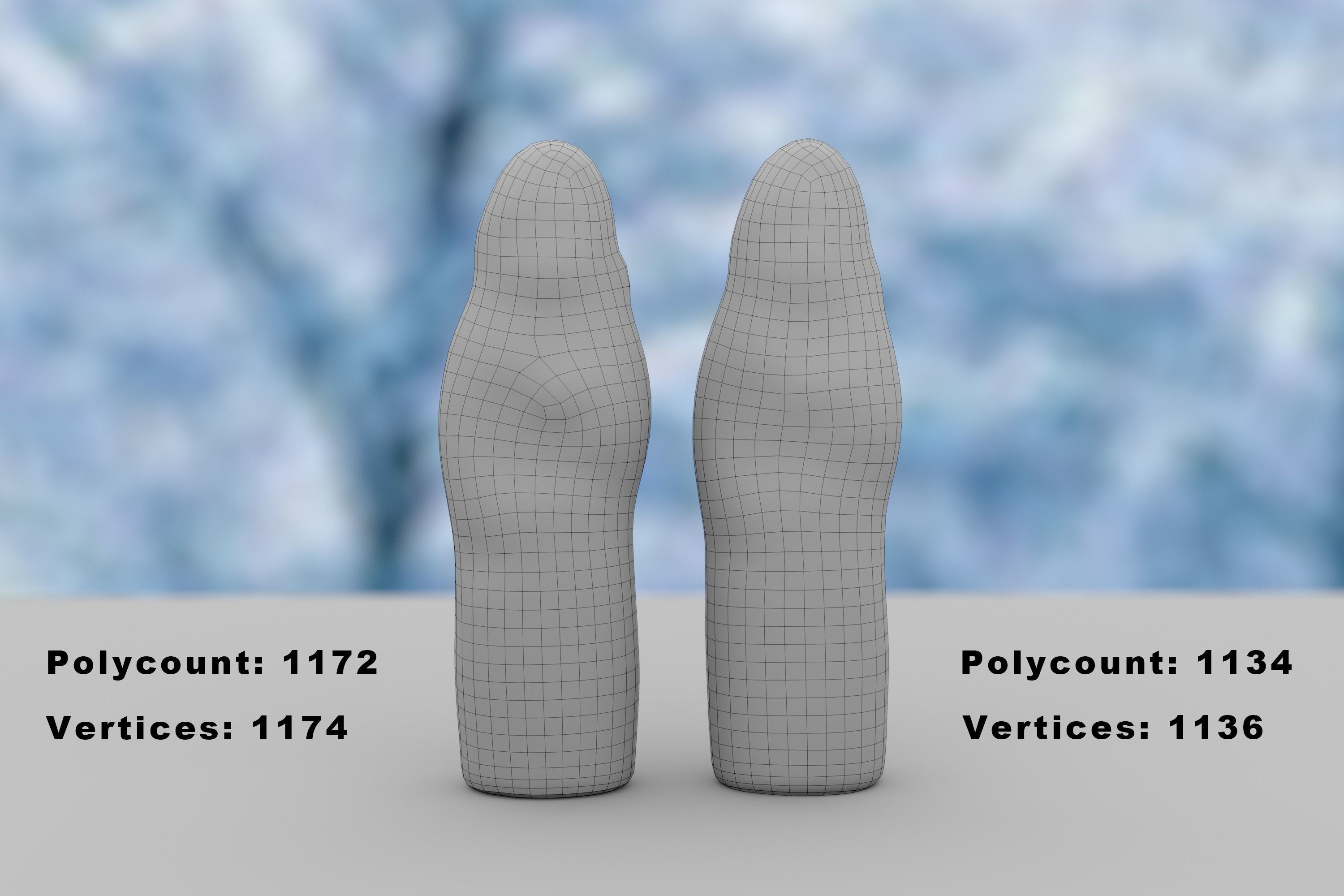 Chocolate Santa Christmas Model Photoscan Low-poly 3D model_11