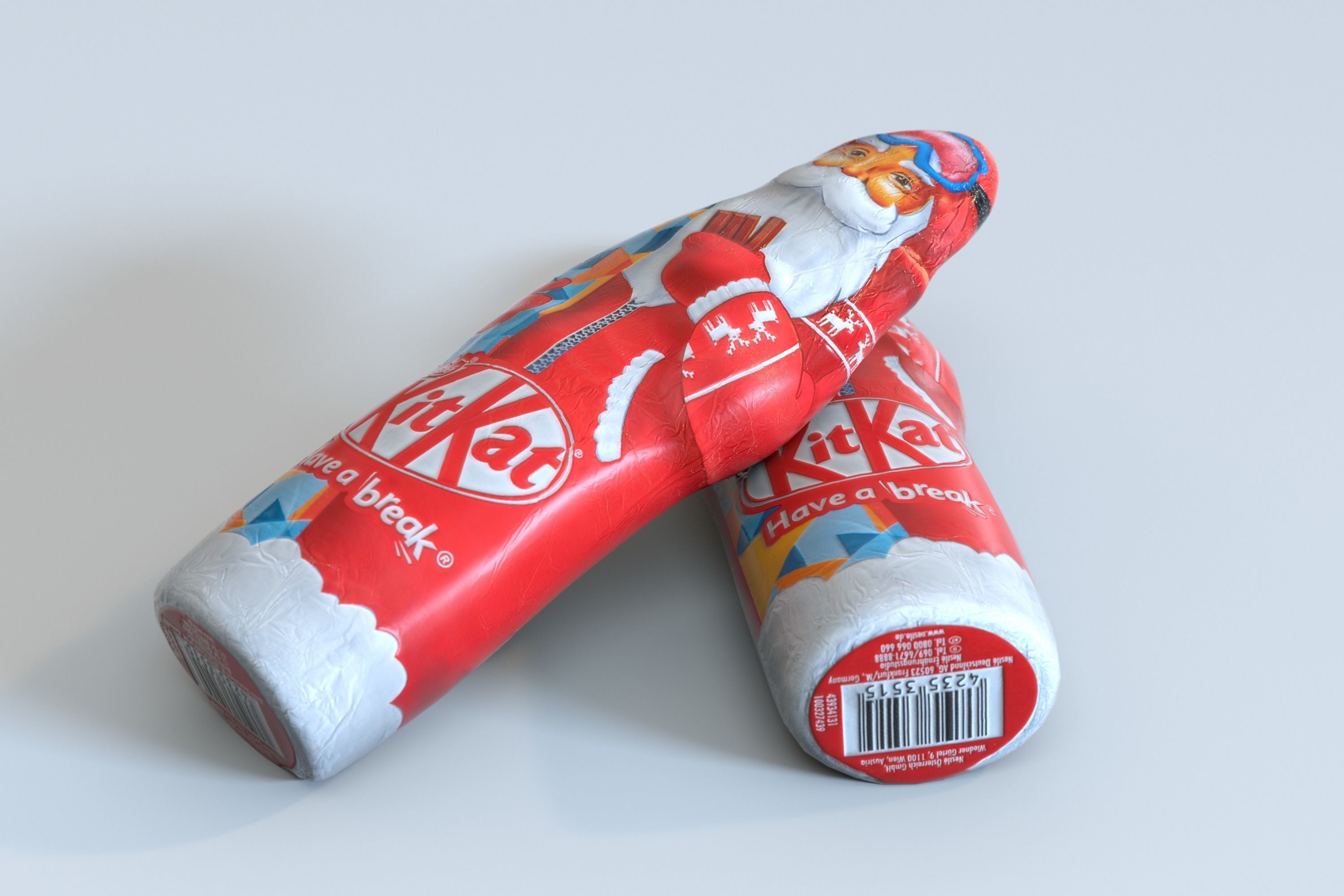 Chocolate Santa Christmas Model Photoscan Low-poly 3D model_12