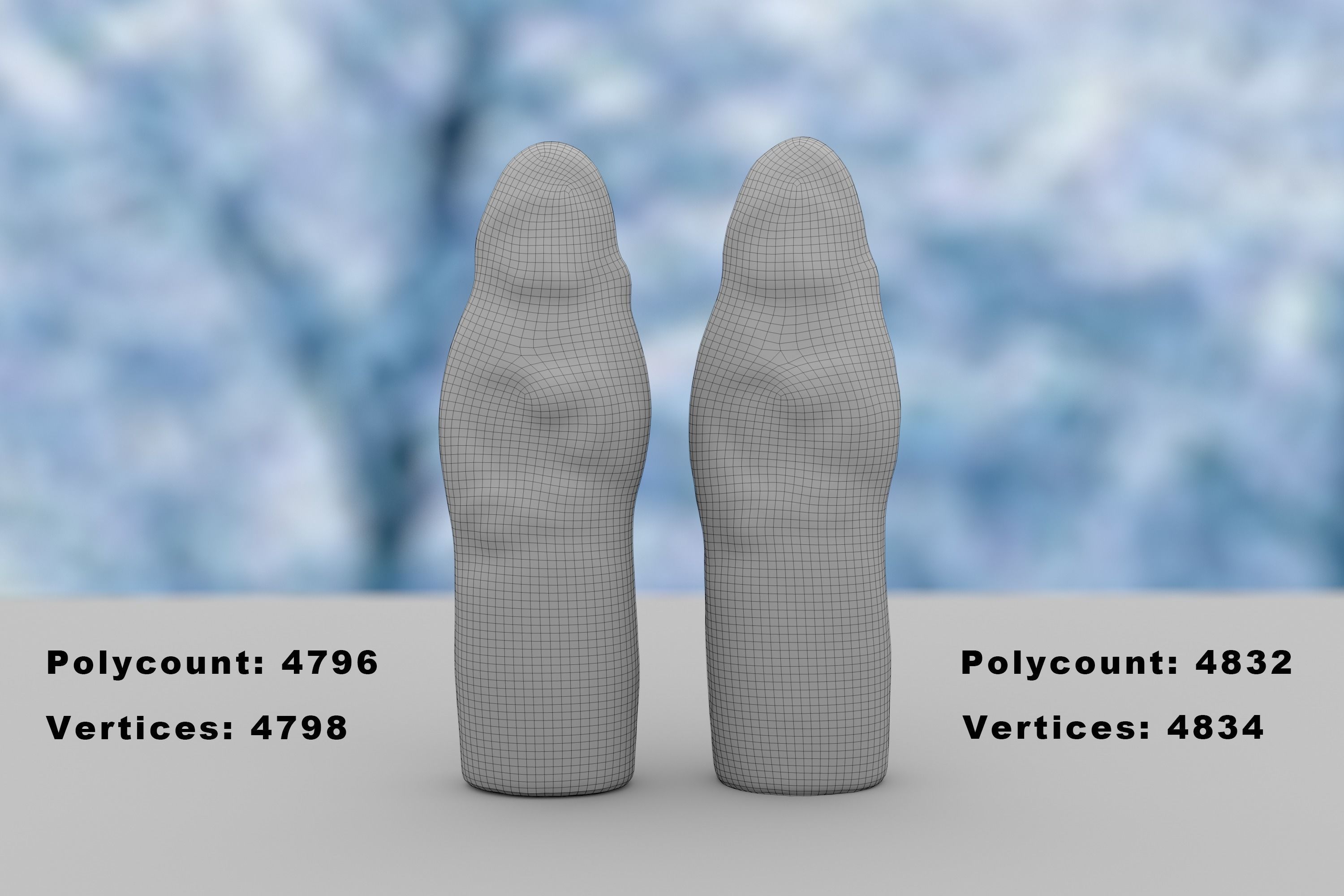 Chocolate Santa Christmas Model Photoscan Low-poly 3D model_10