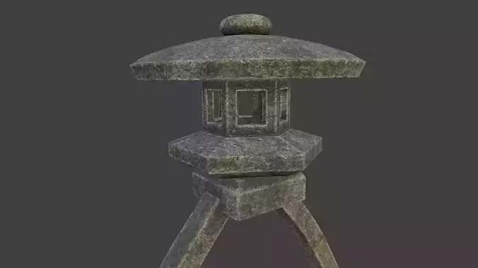 Japanese Stone Lantern 2