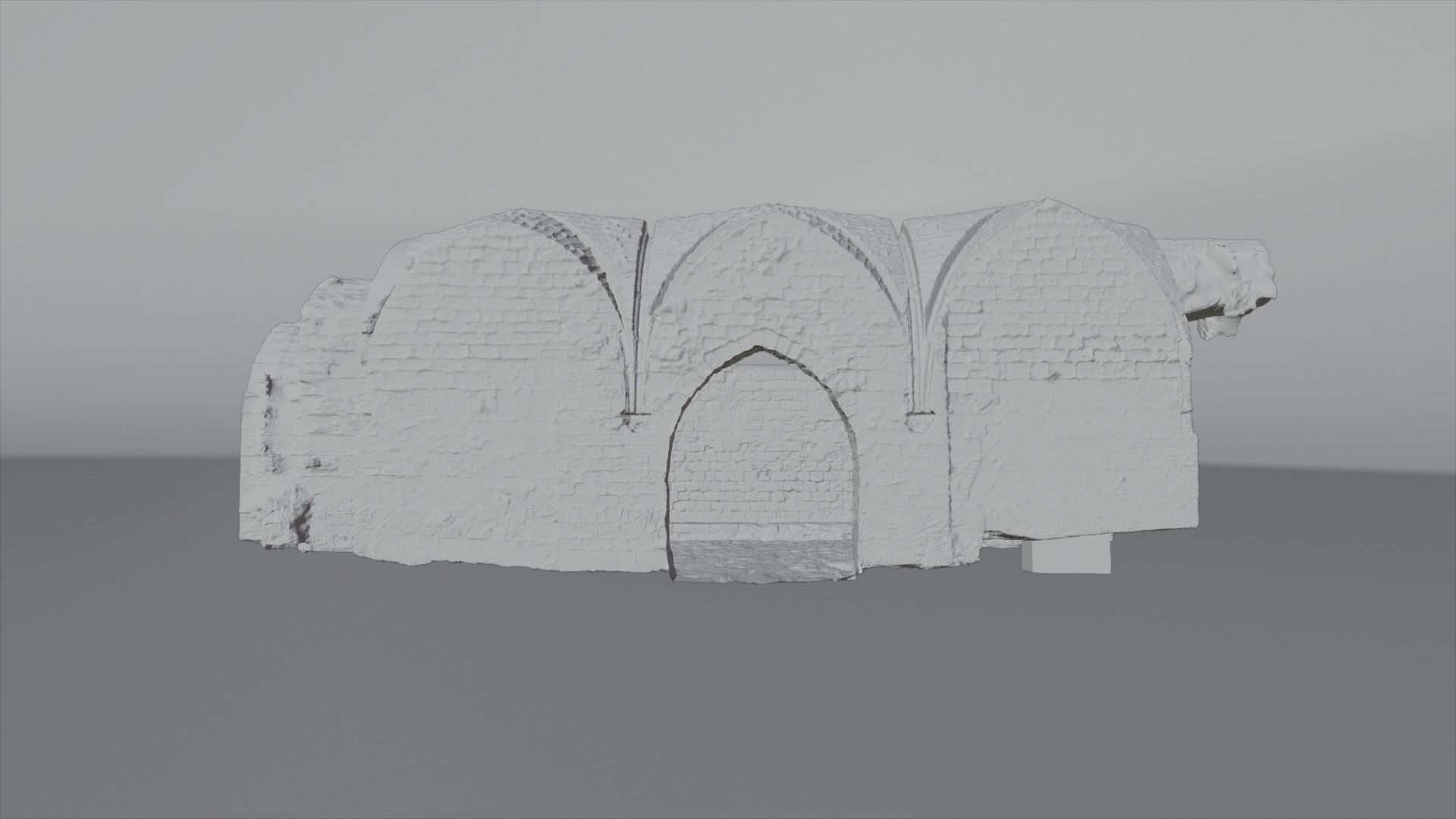 Crusaders Castle Gate in Caesaria  3D model_20