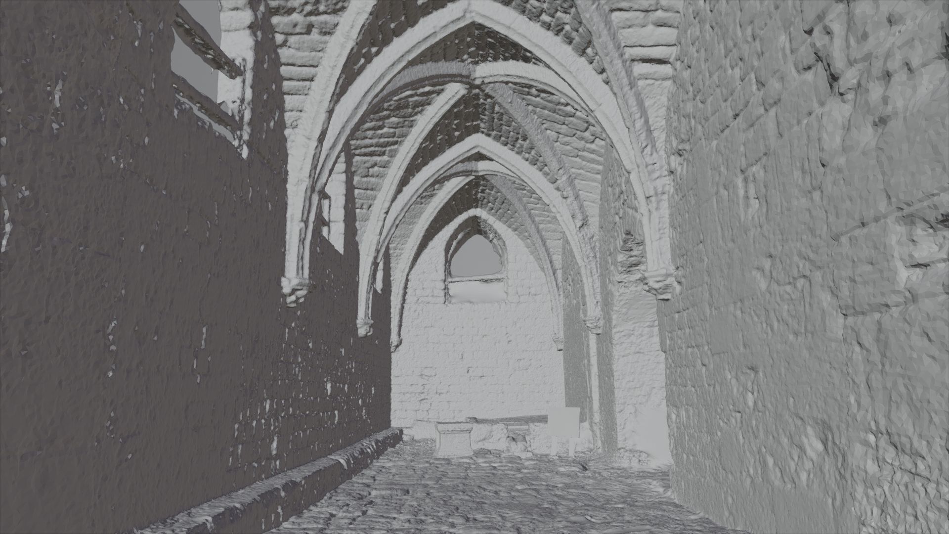 Crusaders Castle Gate in Caesaria  3D model_25