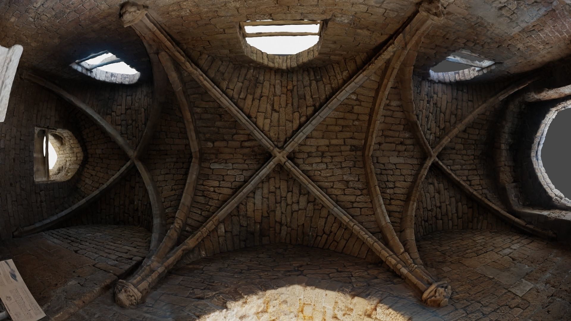 Crusaders Castle Gate in Caesaria  3D model_2