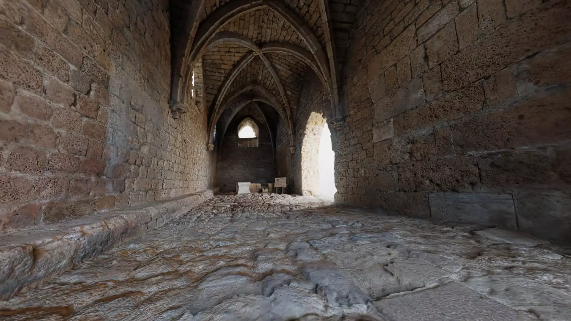 Crusaders Castle Gate in Caesaria  3D model_0