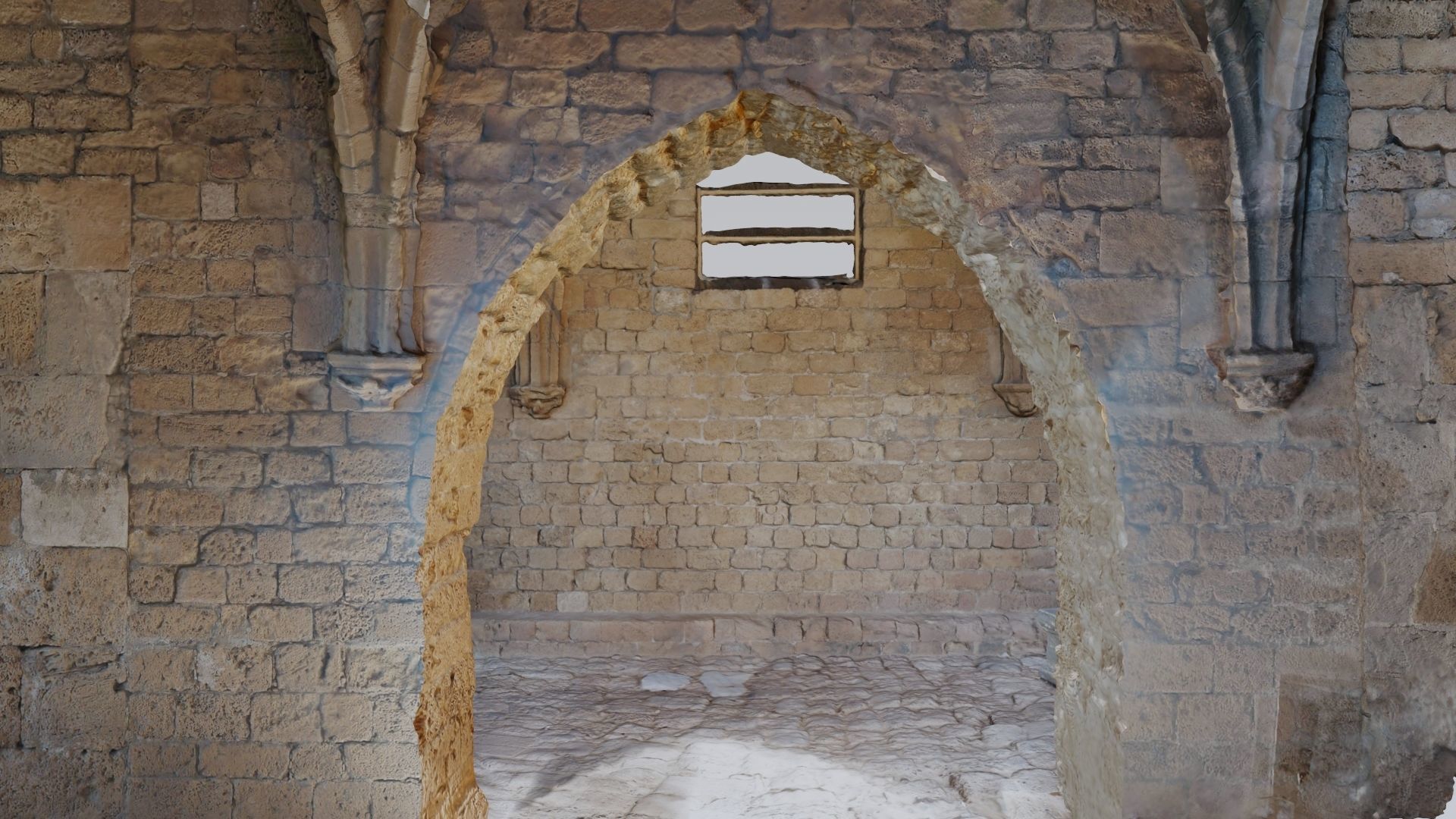 Crusaders Castle Gate in Caesaria  3D model_21