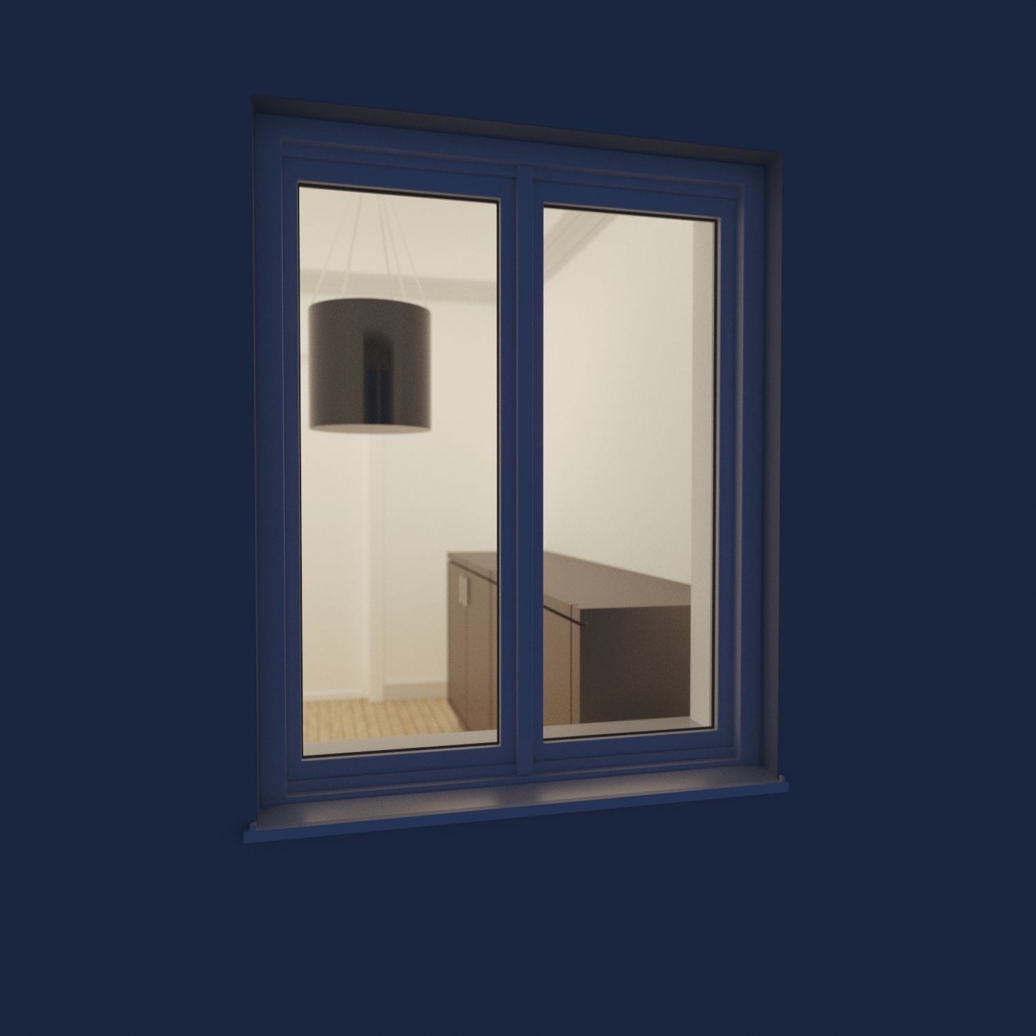 Residential City Building - Row - 12 - Modern Entrance 3D model_11