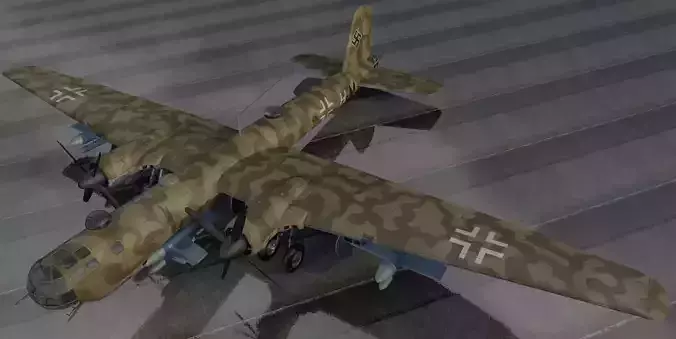 Heinkel He-177 A-5 Grief 3D model