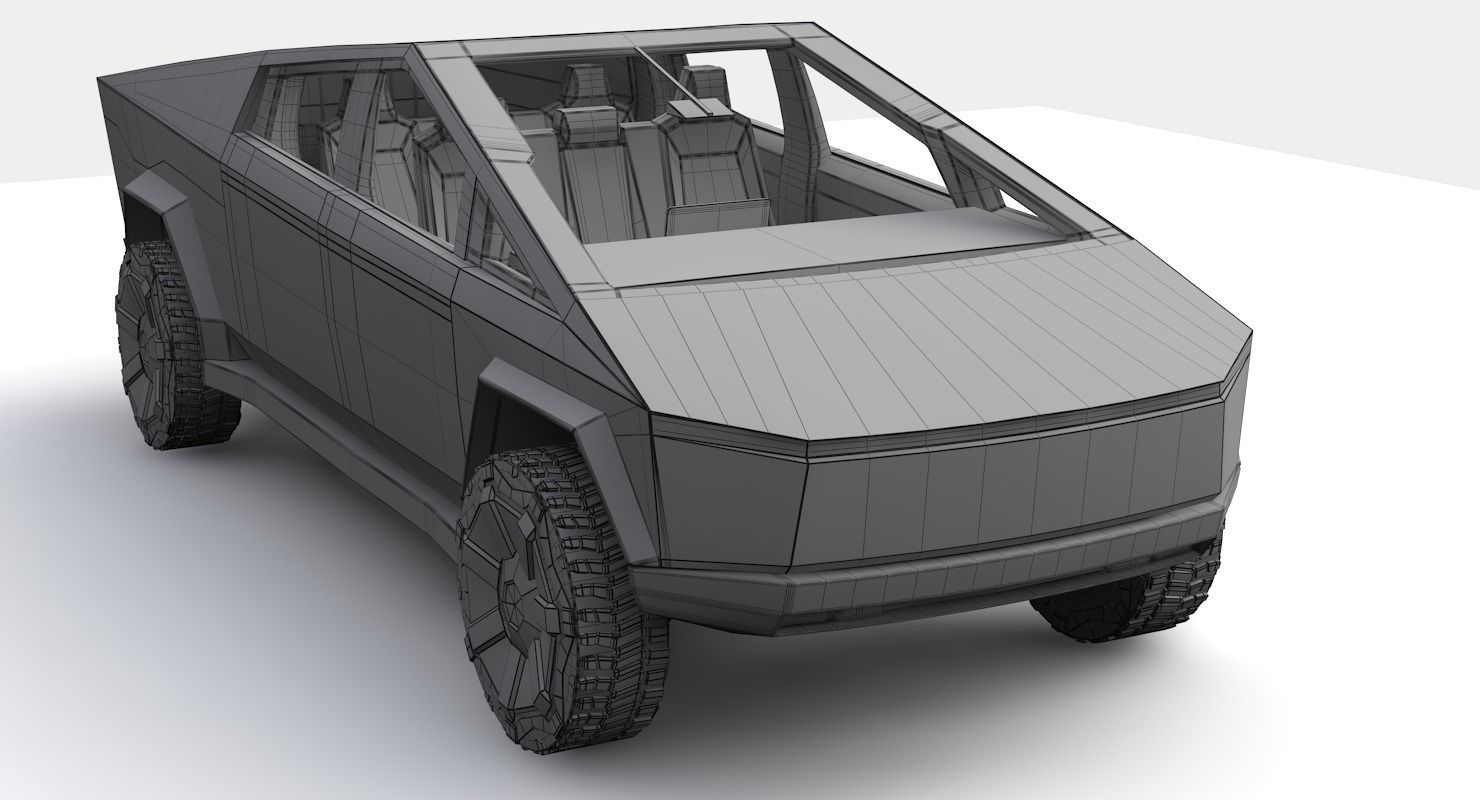 Tesla Cybertruck 3D model_8