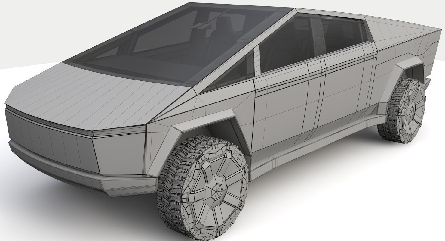 Tesla Cybertruck 3D model_6