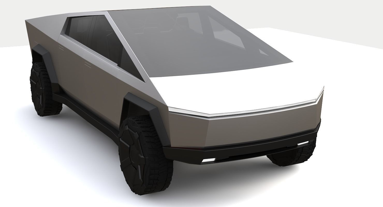 Tesla Cybertruck 3D model_4
