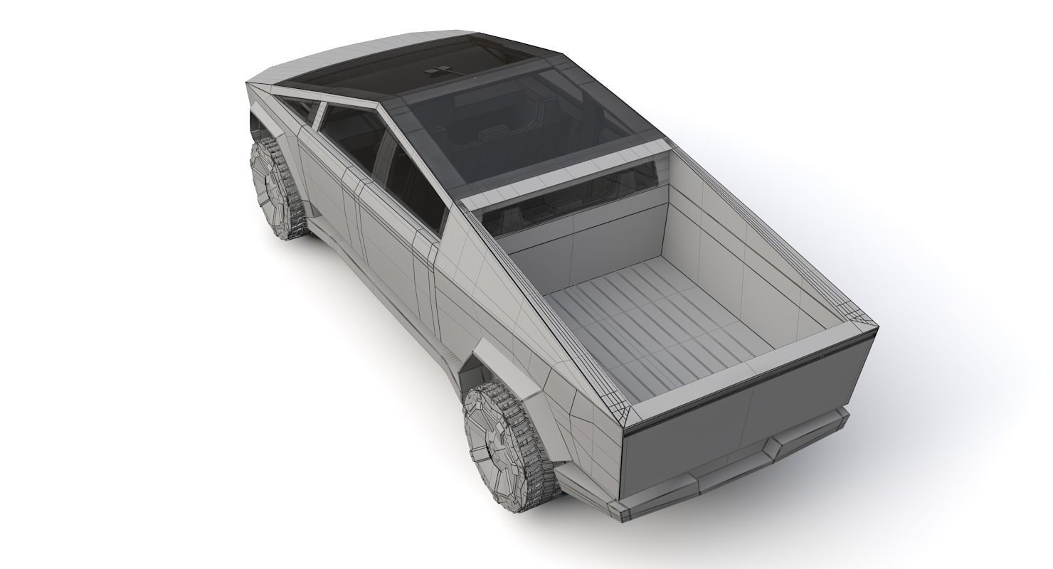 Tesla Cybertruck 3D model_7