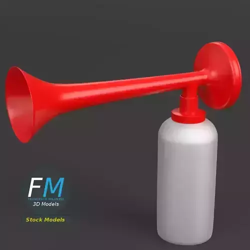 Air horn 3D model