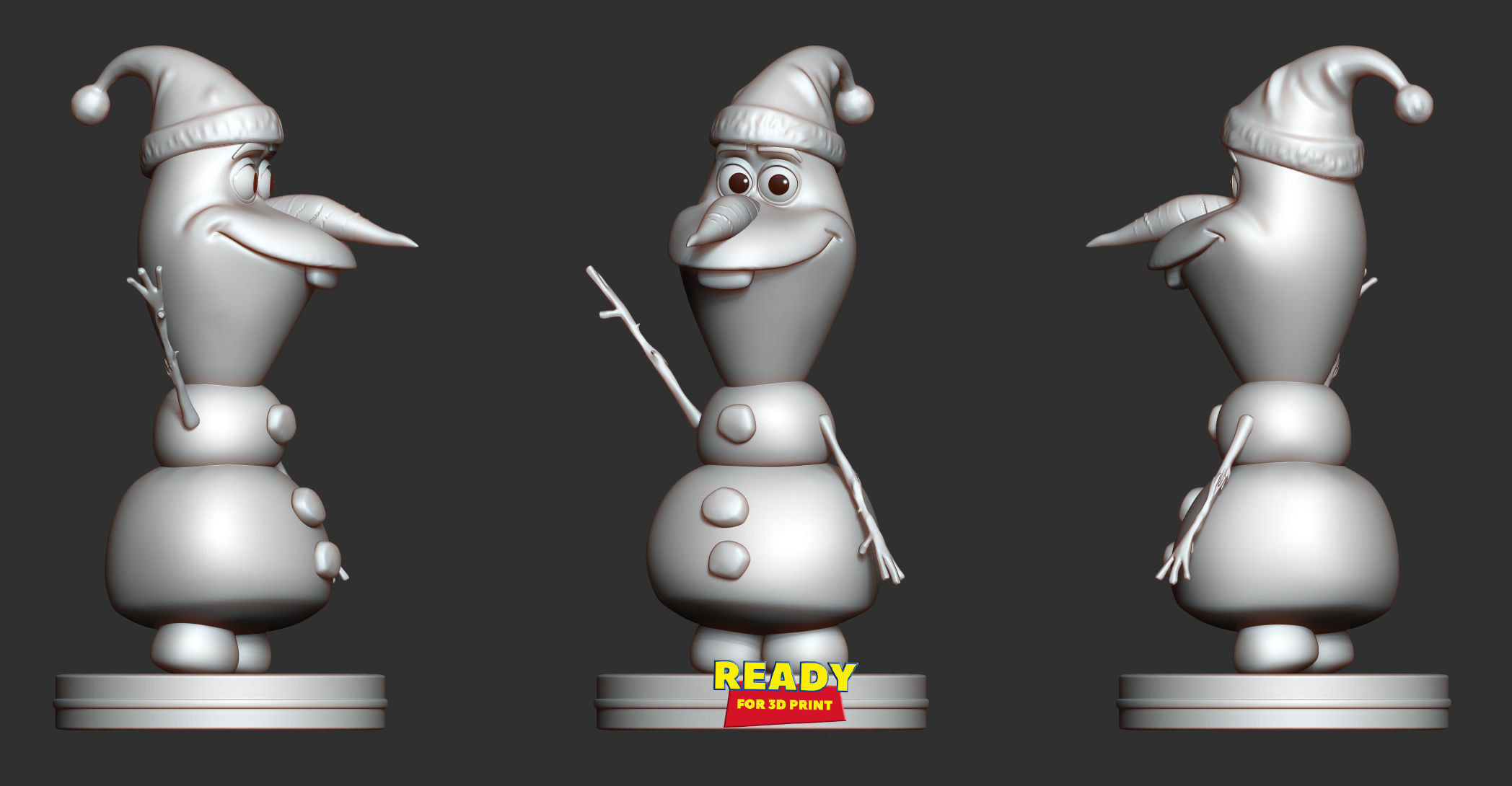 Olaf - Frozen 2 Fanart 3D print model_3