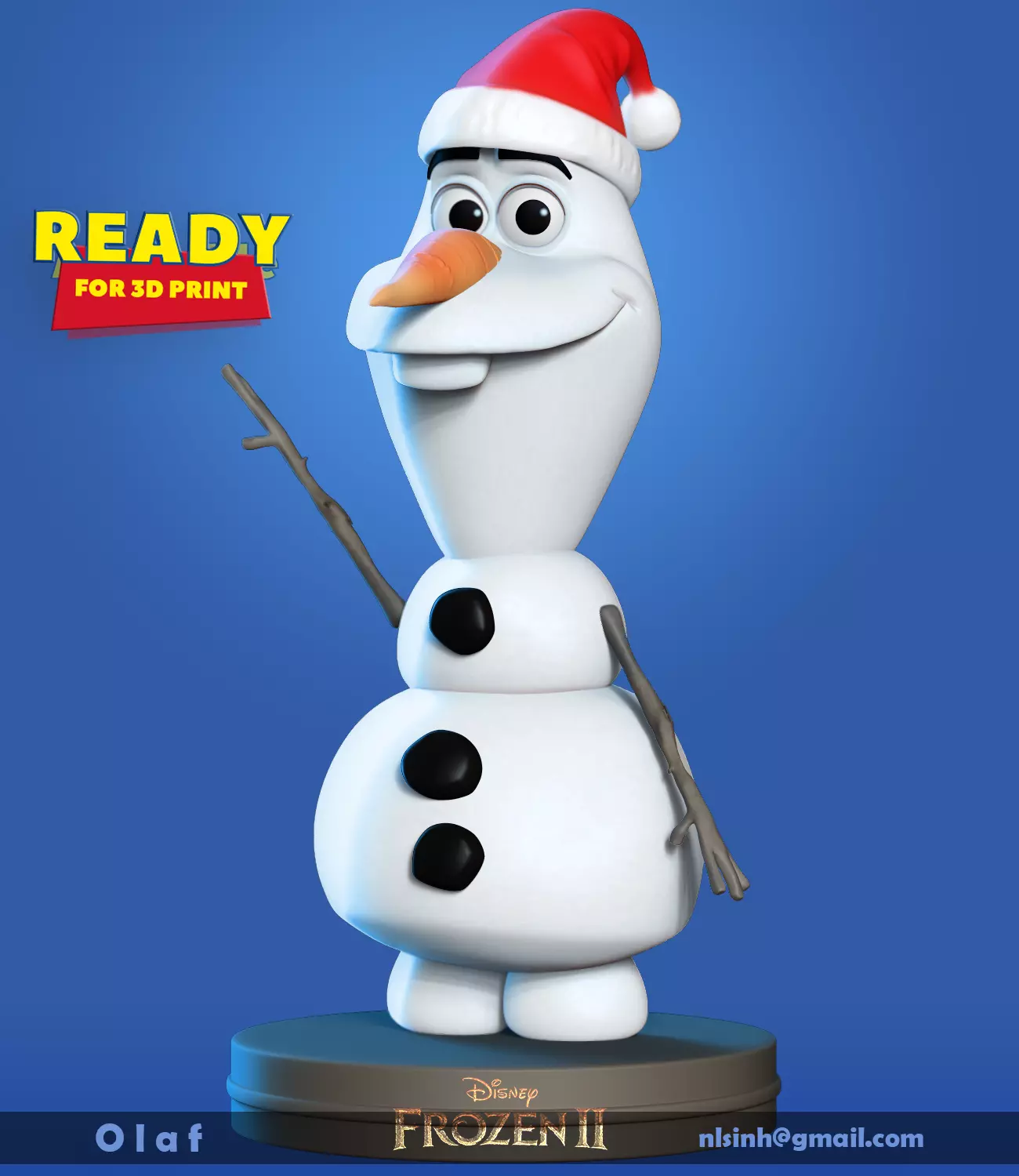 Olaf - Frozen 2 Fanart 3D print model_0