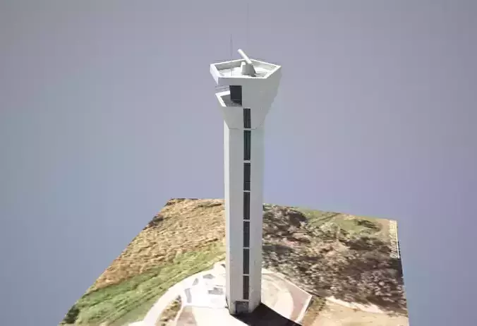 Point Cartwright Lighthouse Low poly 3D model