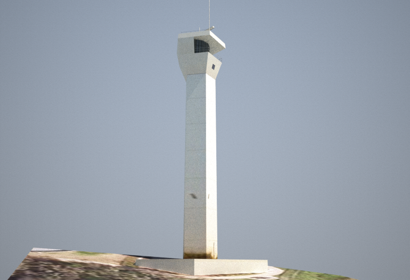 Point Cartwright Lighthouse Low poly 3D model_3