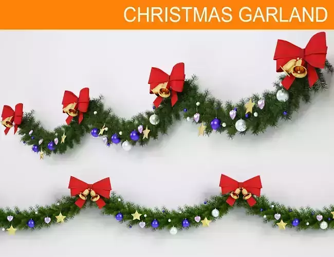 Christmas Garland  3D model