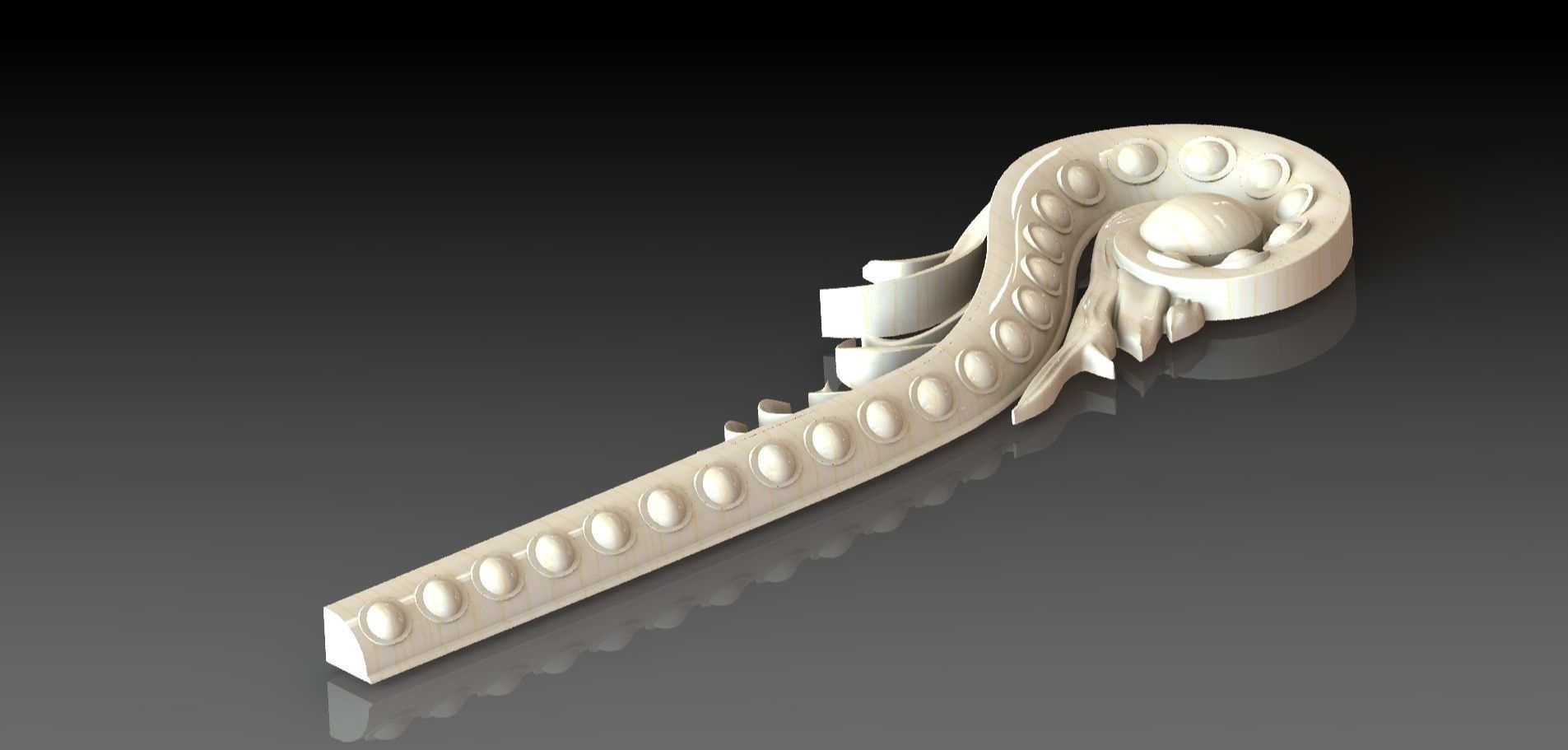 The baguette is decorative 3D print model_1