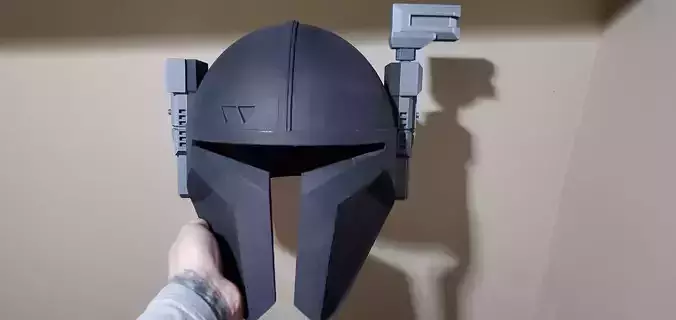 The Mandalorian Paz Vizsla Heavy infantry helmet UPDATED 3D print model