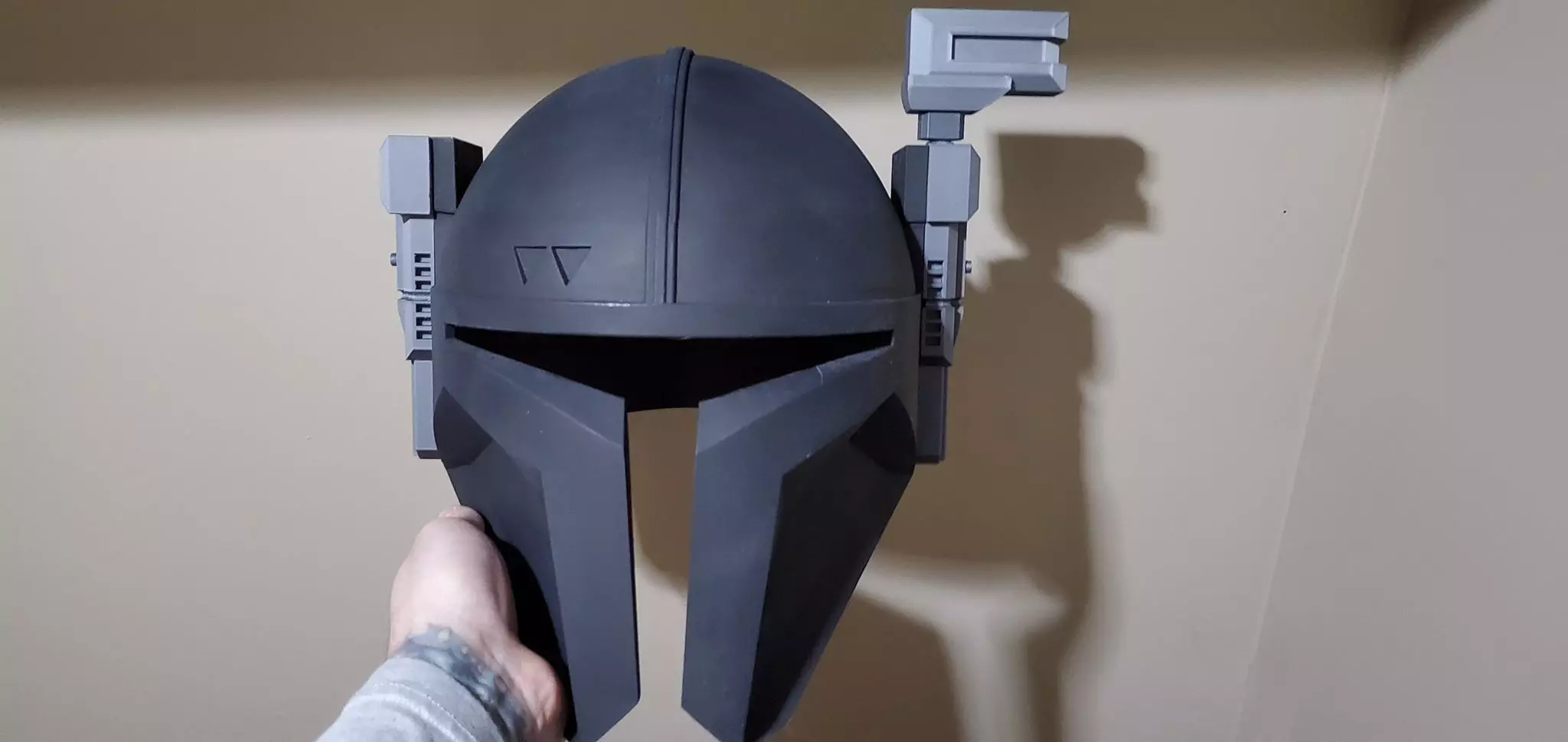 The Mandalorian Paz Vizsla Heavy infantry helmet UPDATED 3D print model_0