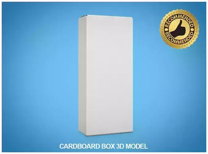 Cardboard box  3D model