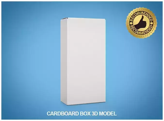 Cereal box 3D model