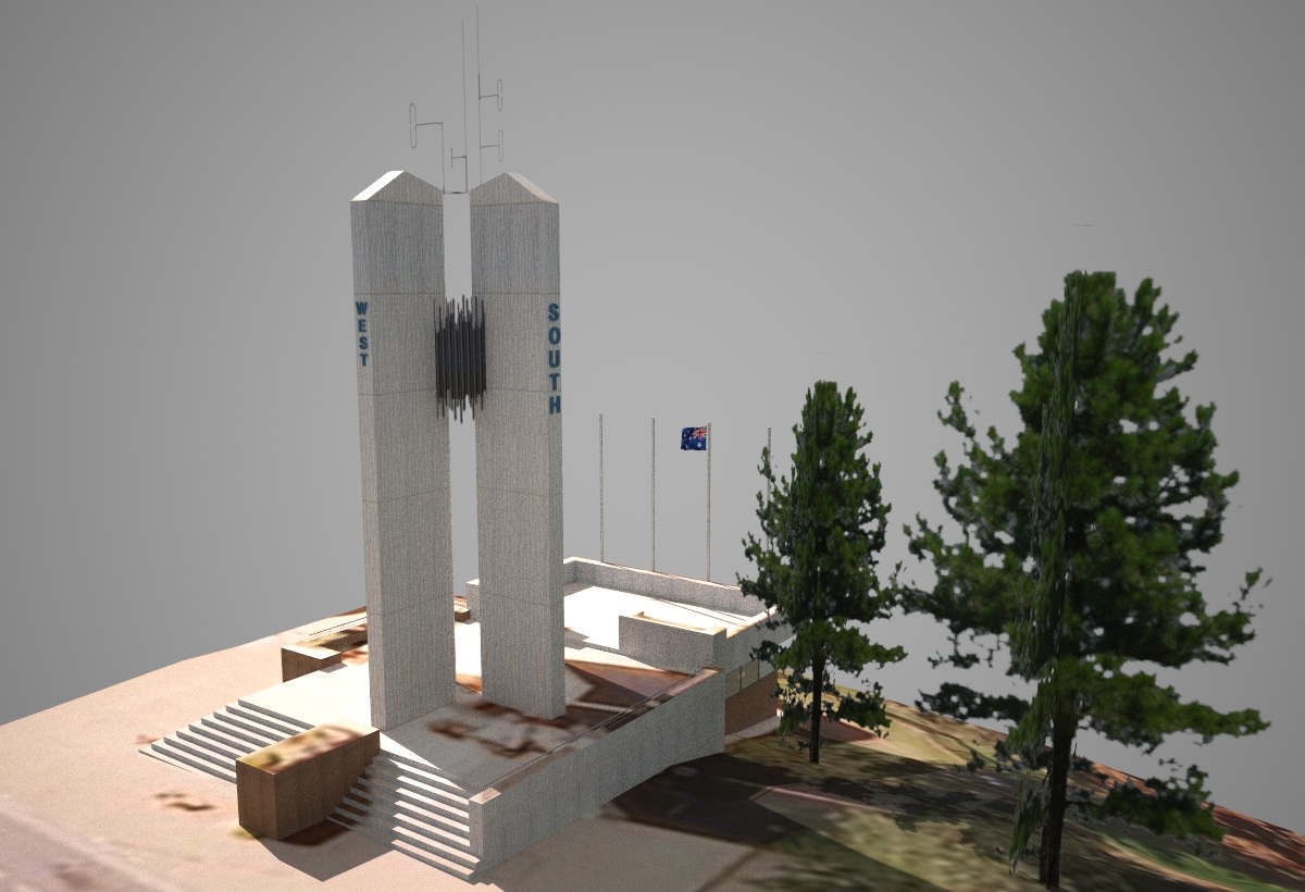 Point Danger Lighthouse Low-poly 3D model_3