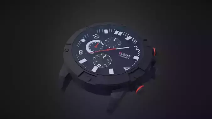 Curren 8285 Wrist Watch 3D model