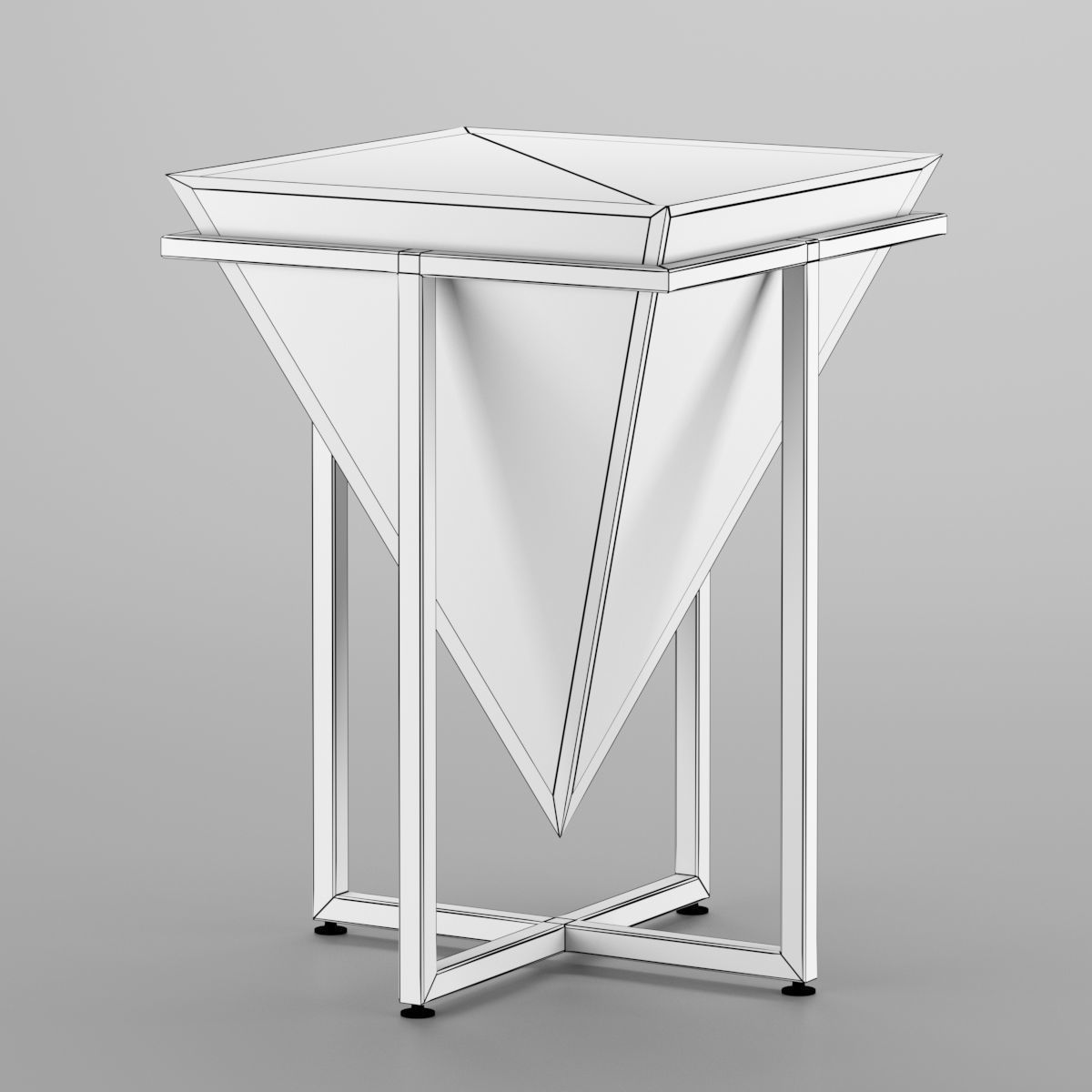 Coffee table 3D model_4