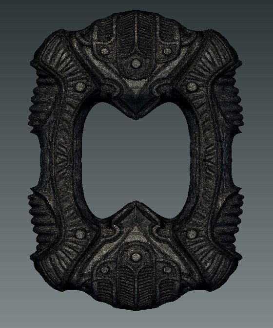 Best Cool High detailed Carved Bracelet jewel chain elements 3D print model_9