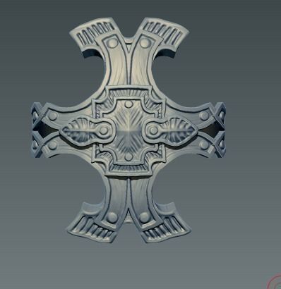 Best Cool High detailed Carved Bracelet jewel chain elements 3D print model_6
