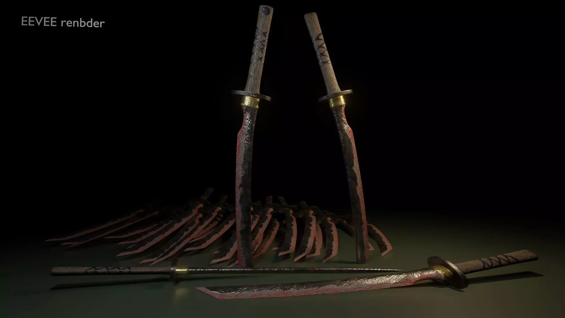 Wepon for dota not onli Low-poly 3D model