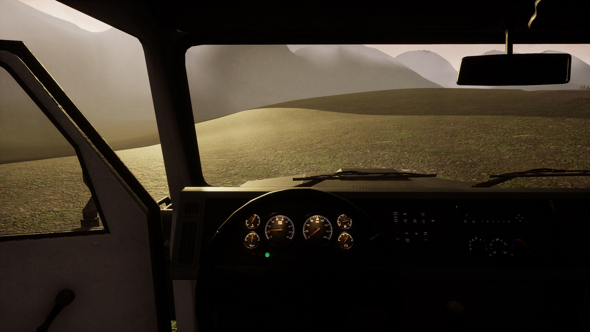 Light Military Vehicle Low-poly 3D model_13