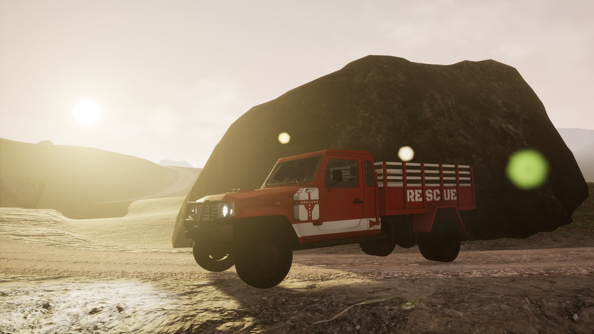 Light Military Vehicle Low-poly 3D model_5