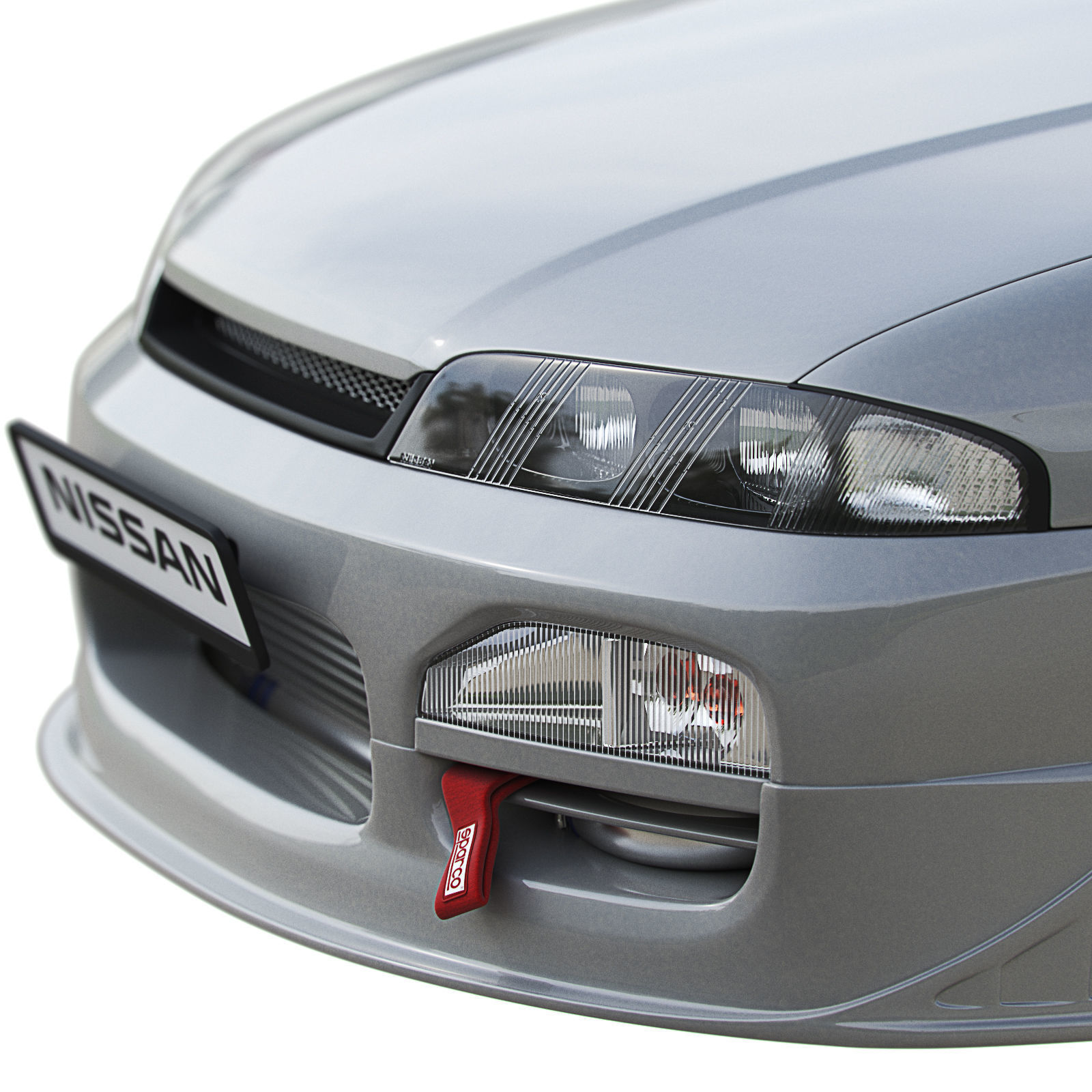 Nissan Skyline Hr 33 4door 3D model_6