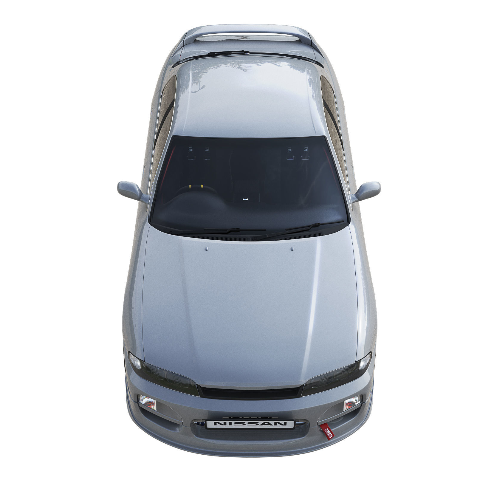 Nissan Skyline Hr 33 4door 3D model_2