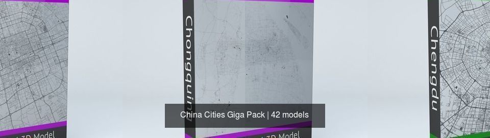China Cities Giga Pack 3D Model Collection_2
