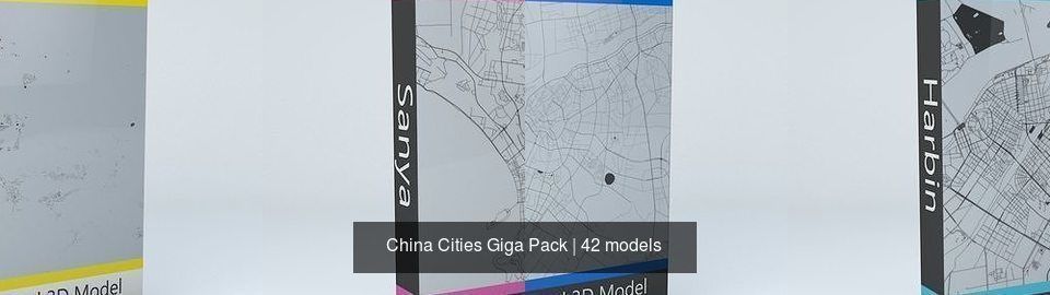 China Cities Giga Pack 3D Model Collection_6