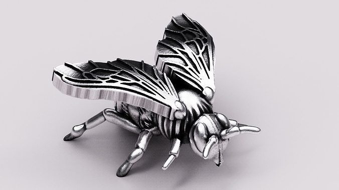 Bee pendant 3D print model