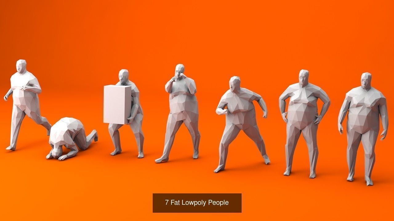 Lowpoly Giga Pack 3D Model Collection_14