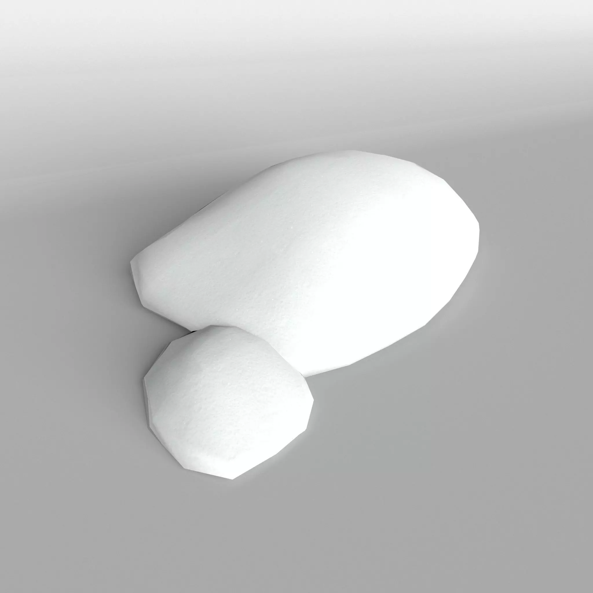 3D model Snow v2 001 VR / AR / low-poly | CGTrader