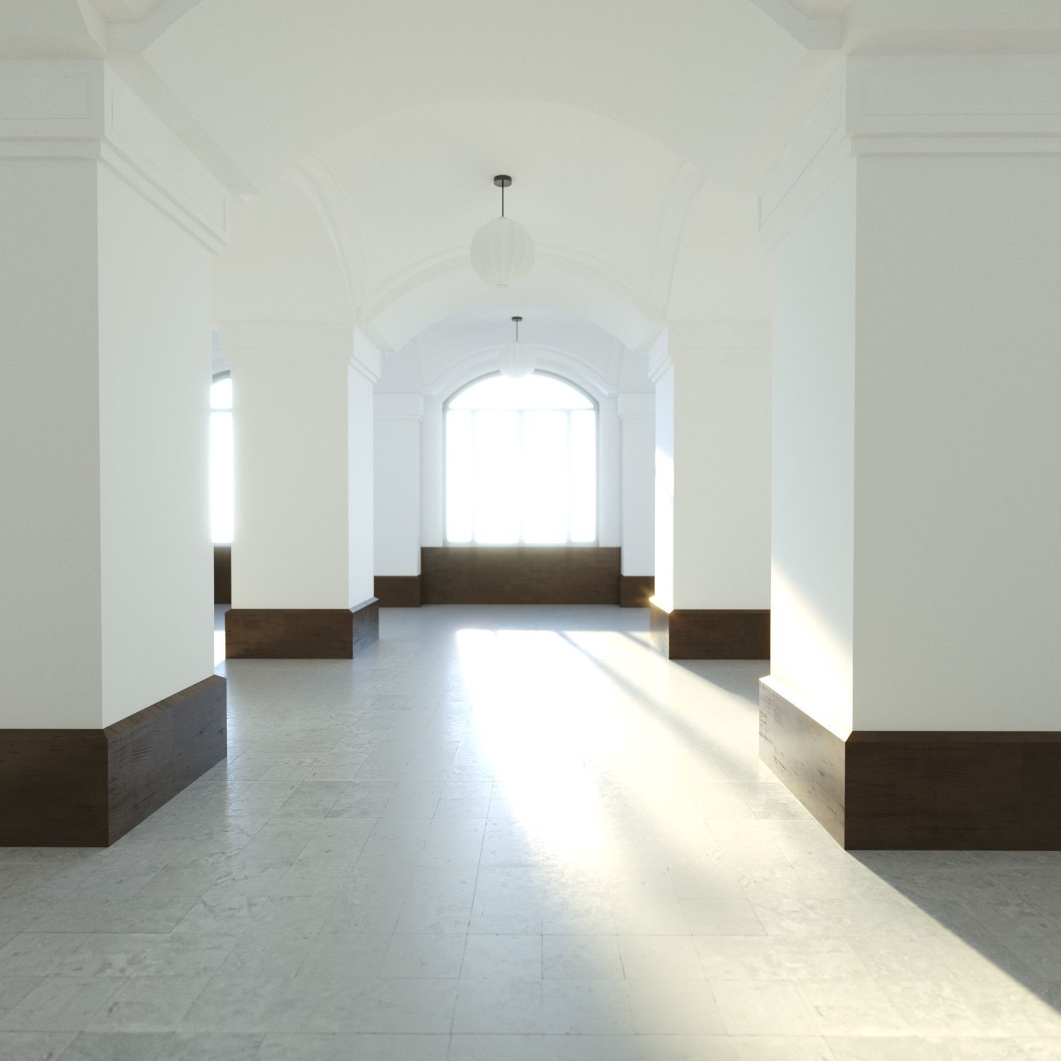 Residential City Building - Row - 14 - Big Dormer 3D model_8