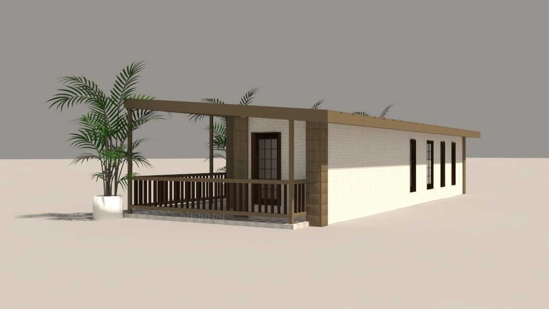 Summer House 3D model_5