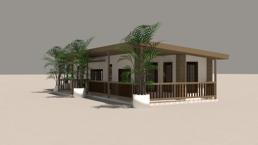 Summer House 3D model_7