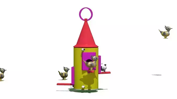 BIRD FEEDER PIPE 3D print model BIRD FEEDER PIPE 3D print model