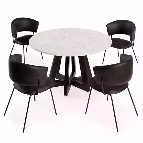 Portello Chair and Montara Round Table