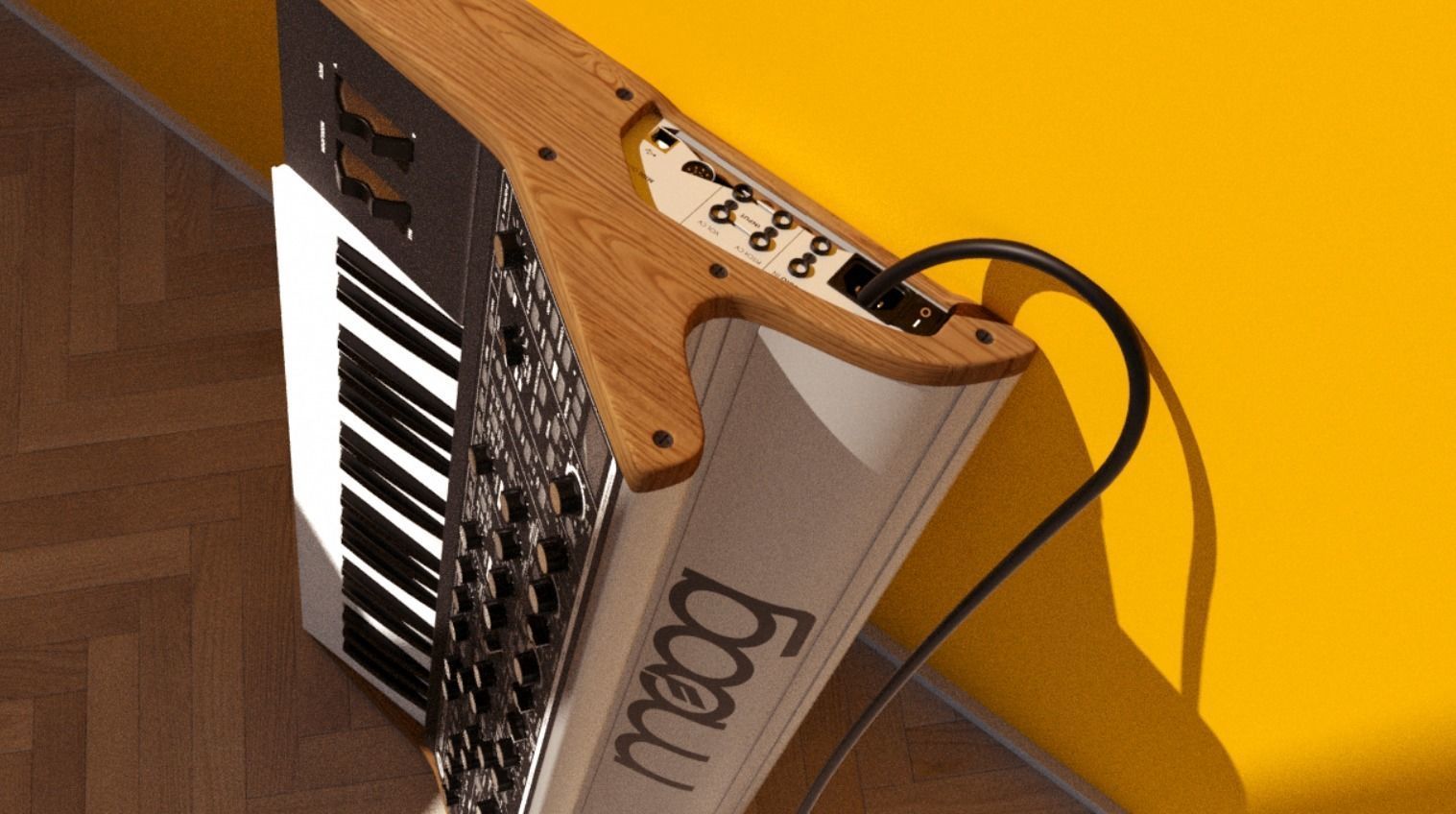 Moog Sub 37 3D model_2