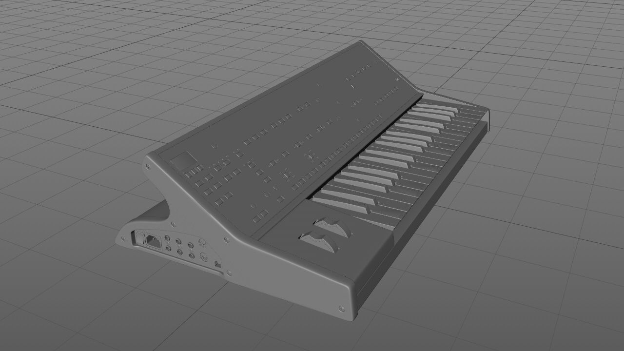 Moog Sub 37 3D model_7